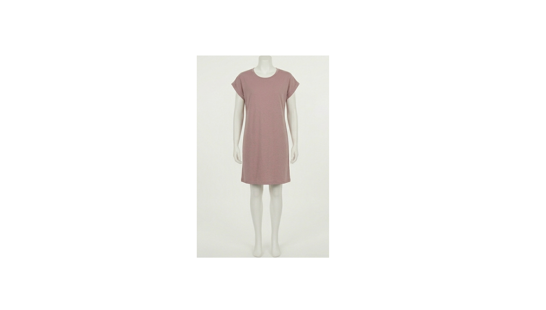 Robe T-Shirt à épaules allongées – Image 3