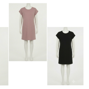 Robe T-Shirt à épaules allongées