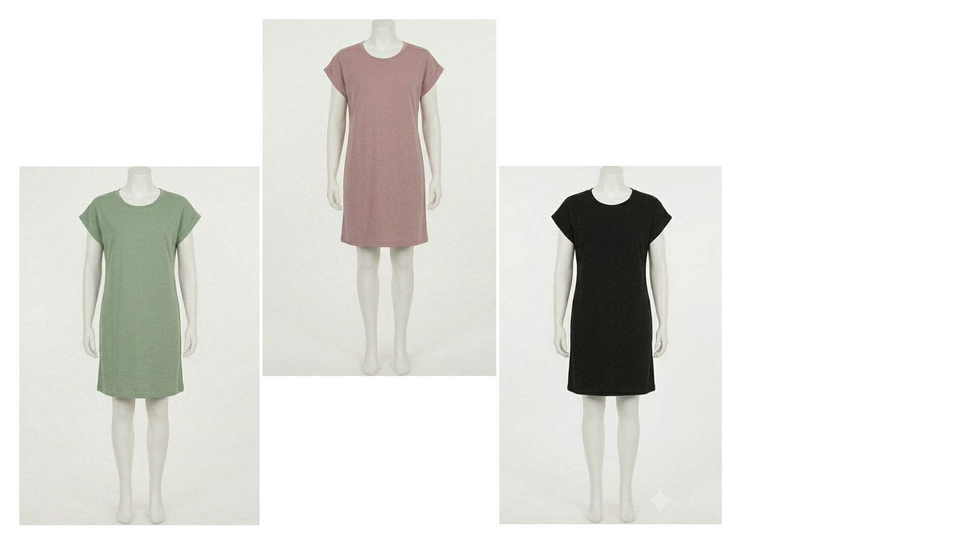 Robe T-Shirt à épaules allongées